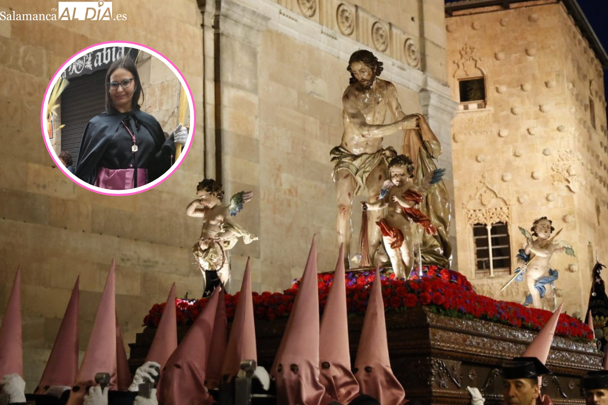 Primera Hermana Mayor del Flagelado en Salamanca: Mayte Sáez