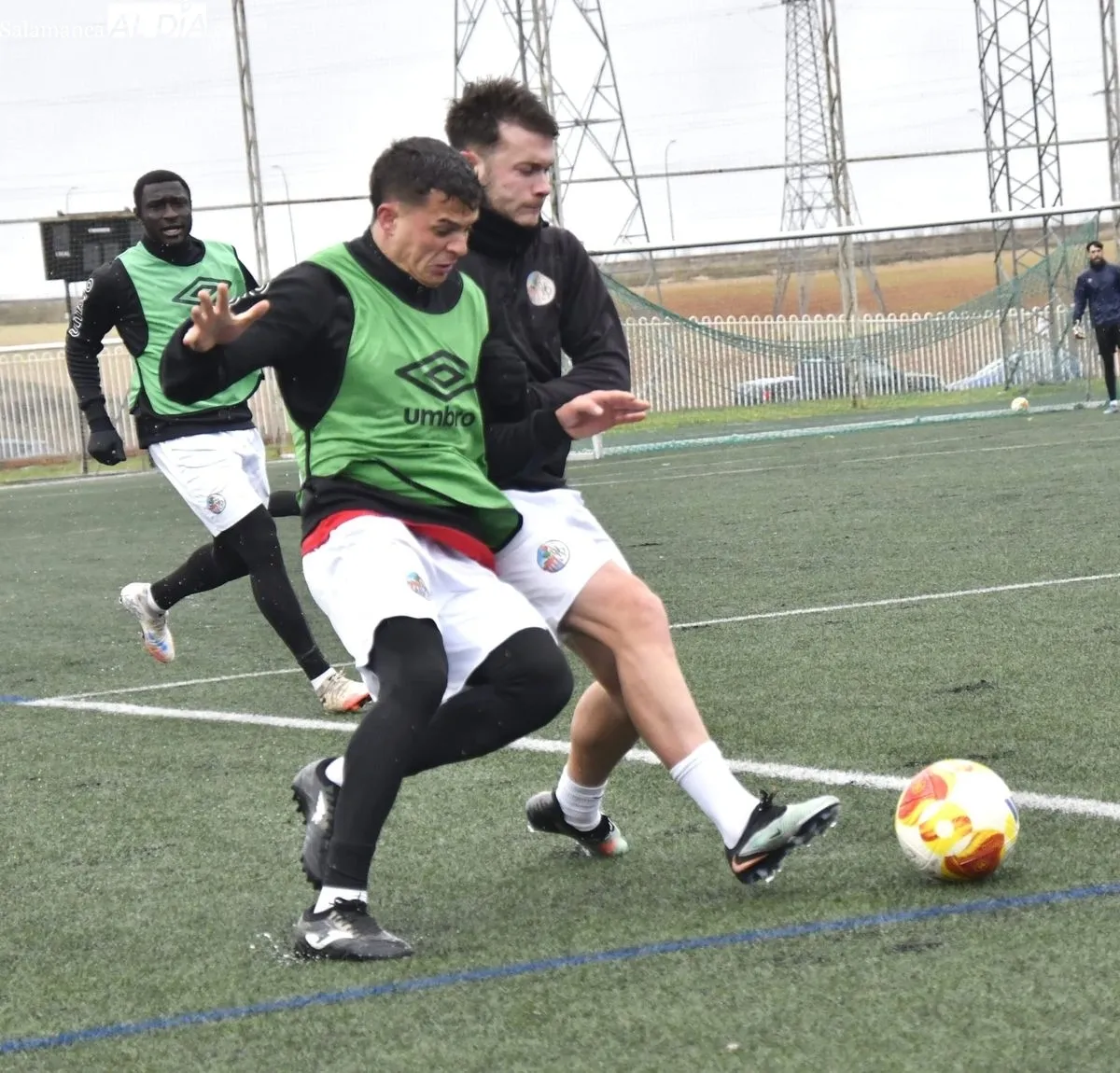 El Salamanca UDS prepara con intensidad 'la final' ante el Coruxo | Fotos: Salamanca RTV Al Día