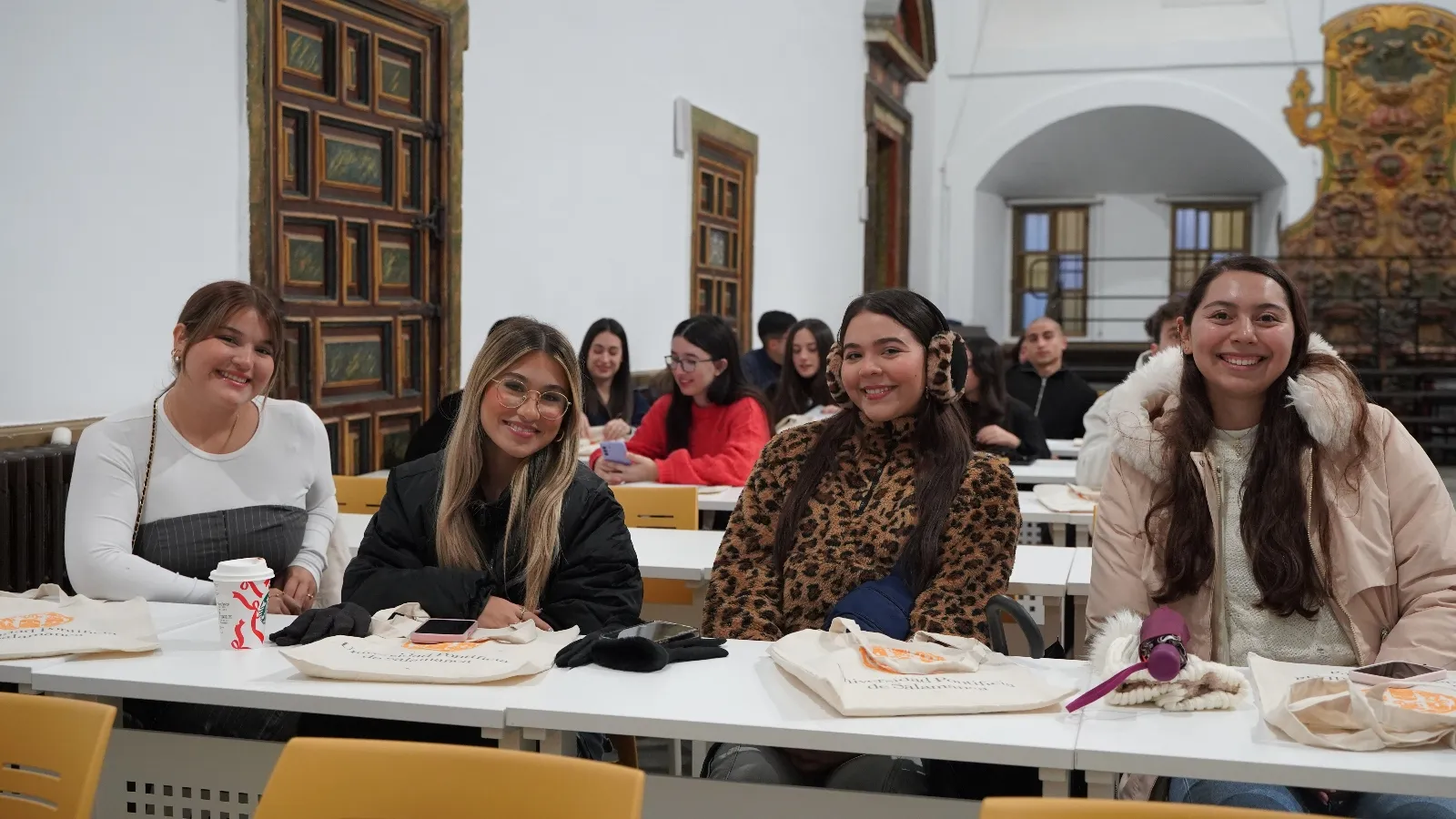 La UPSA acoge a 75 alumnos de intercambio de 30 universidades de Europa, América y Palestina