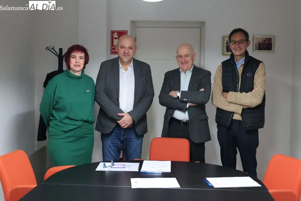Presentación de la ayuda concedida por la Fundación Agustín Sánchez Manzanera a la Asociación de Familiares de Enfermos de Alzheimer de Salamanca (AFA Salamanca). Foto de David Sañudo