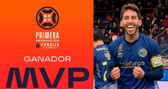 Álvaro Gómez, uno de los capitanes de Unionistas, MVP de Primera RFEF