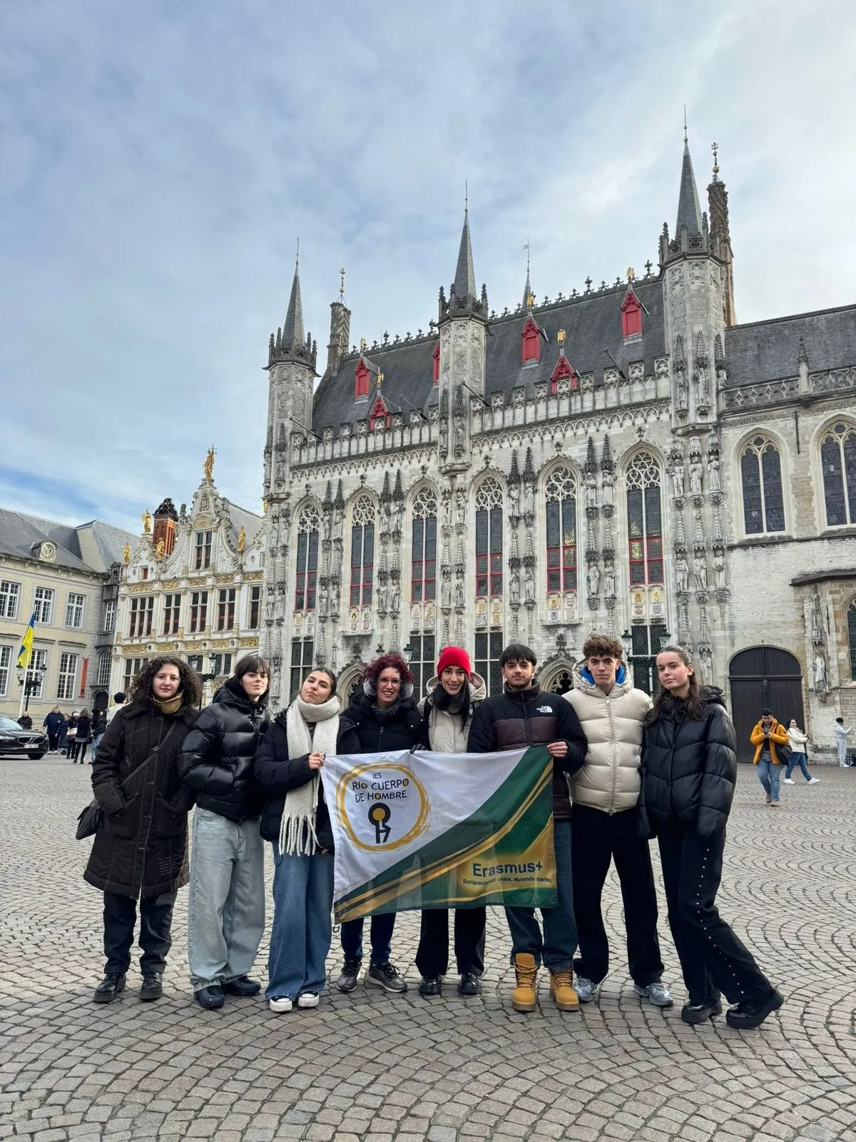 Foto 2 - Alumnos del IES R&iacute;o Cuerpo de Hombre se sumergen en el sistema educativo belga con una movilidad Erasmus+ en Gante