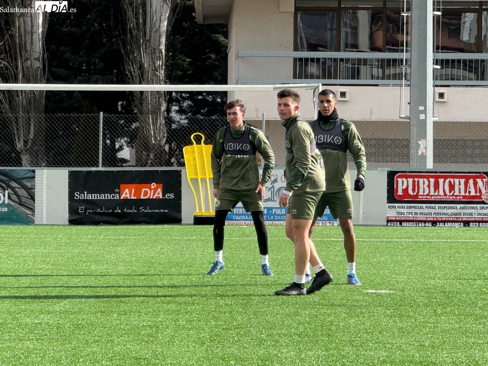FOTOS | Serpeta se une a los entrenamientos de Unionistas en la previa de Barreiro 