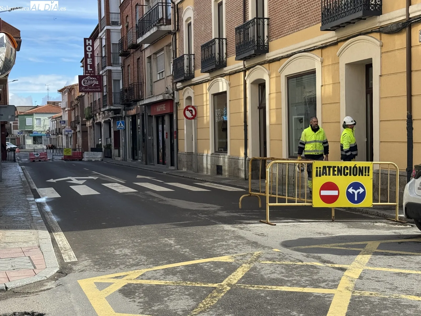 Obras de humanización en la Calle Carmen