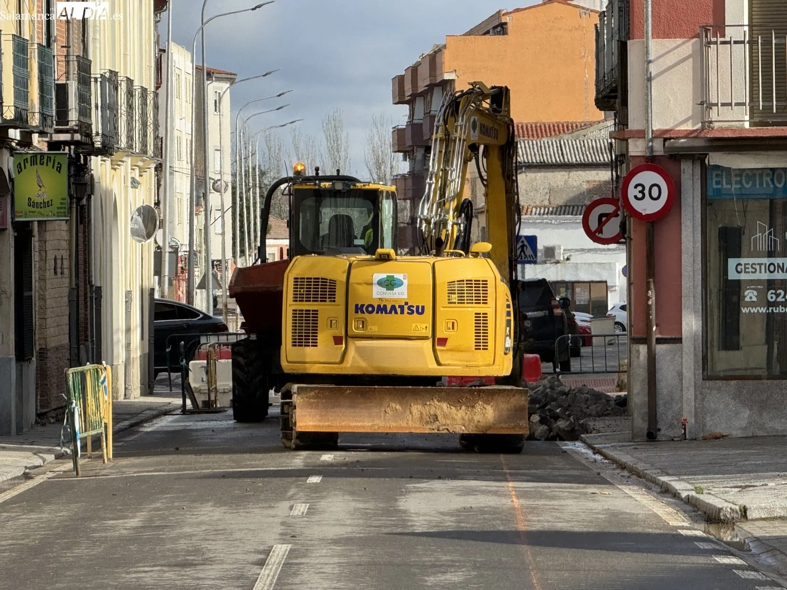 Obras de humanización en la Calle Carmen