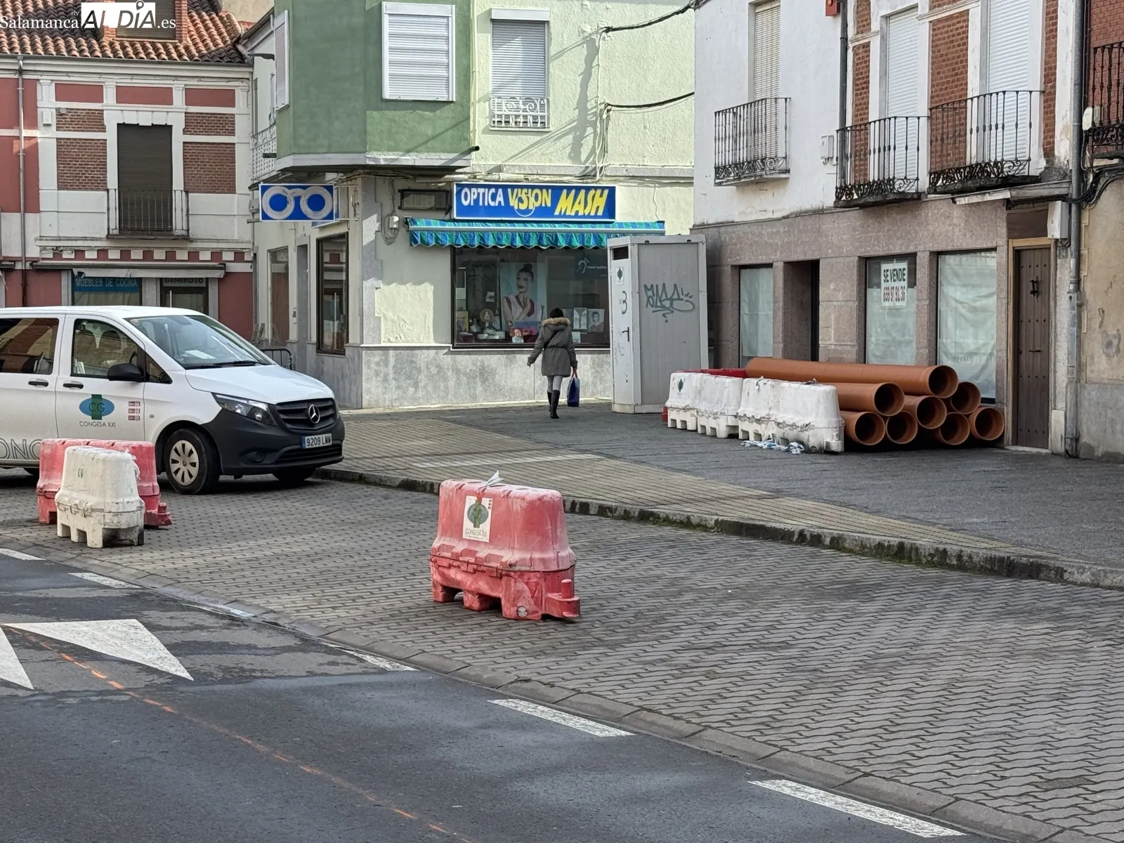 Obras de humanización en la Calle Carmen