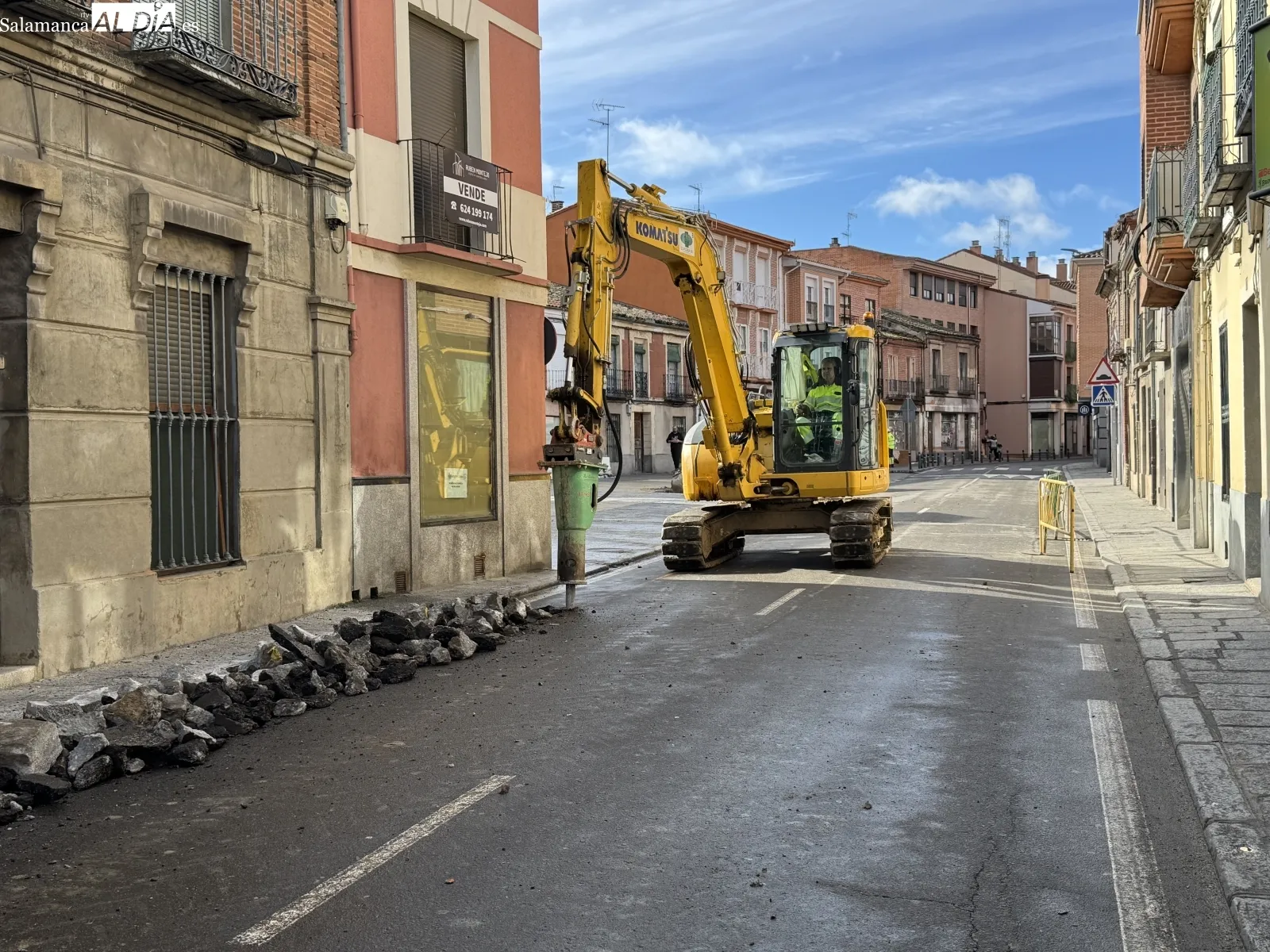 Obras de humanización en la Calle Carmen