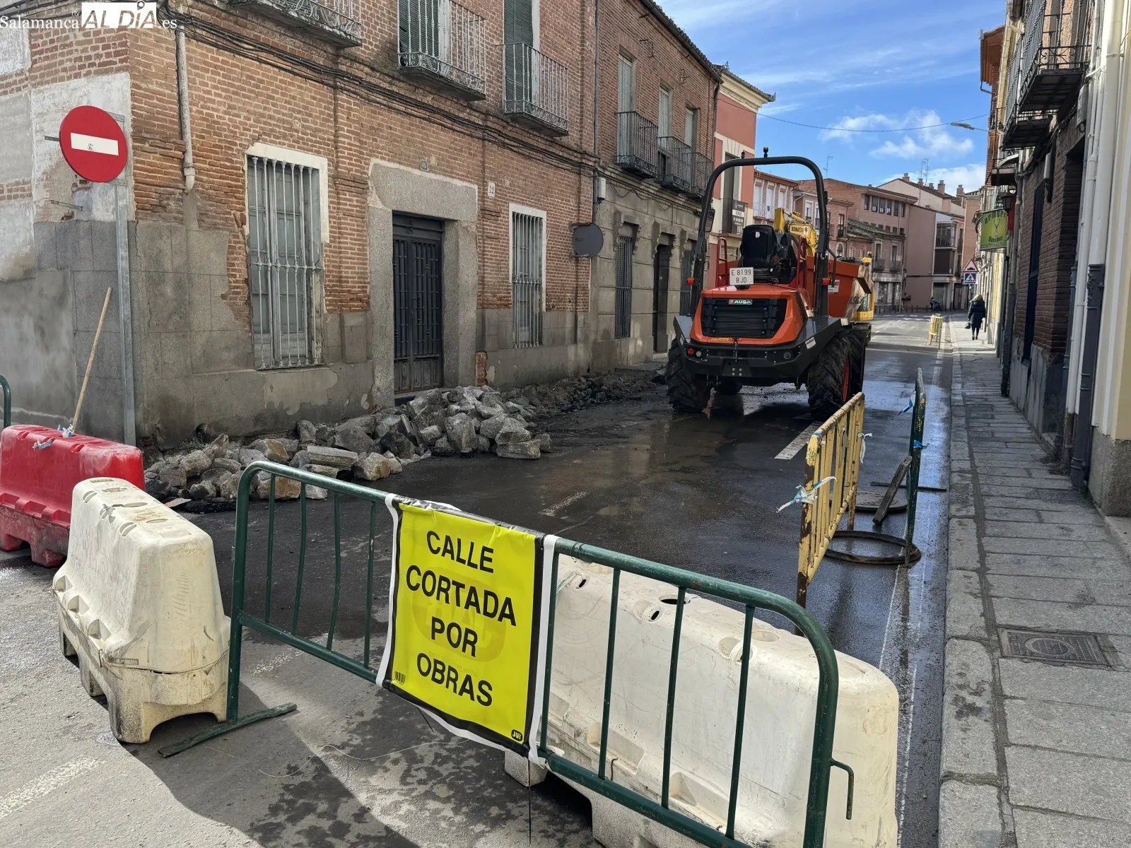 Obras de humanización en la Calle Carmen