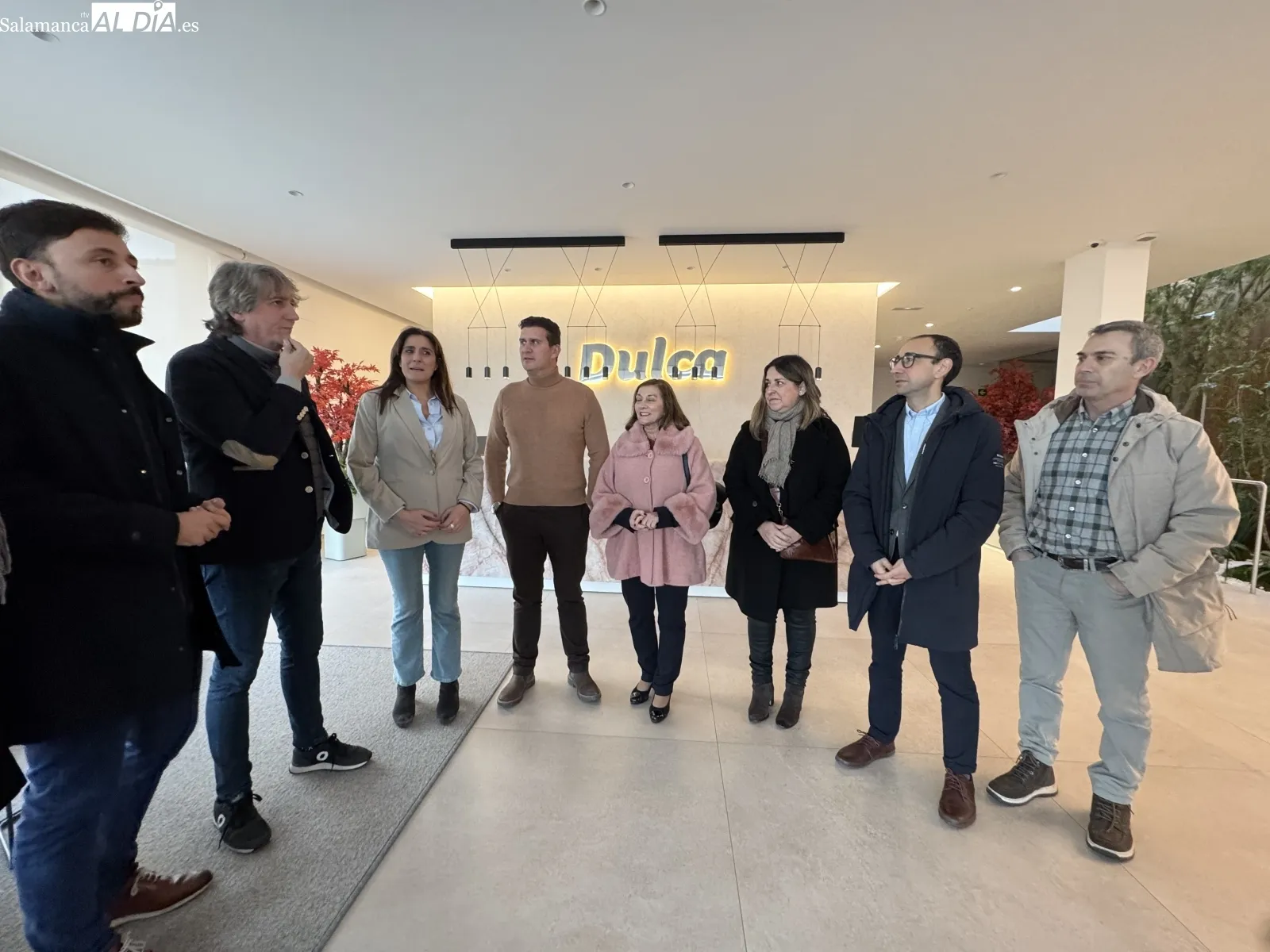 Carlos Martínez visitaba Dulca en Peñaranda