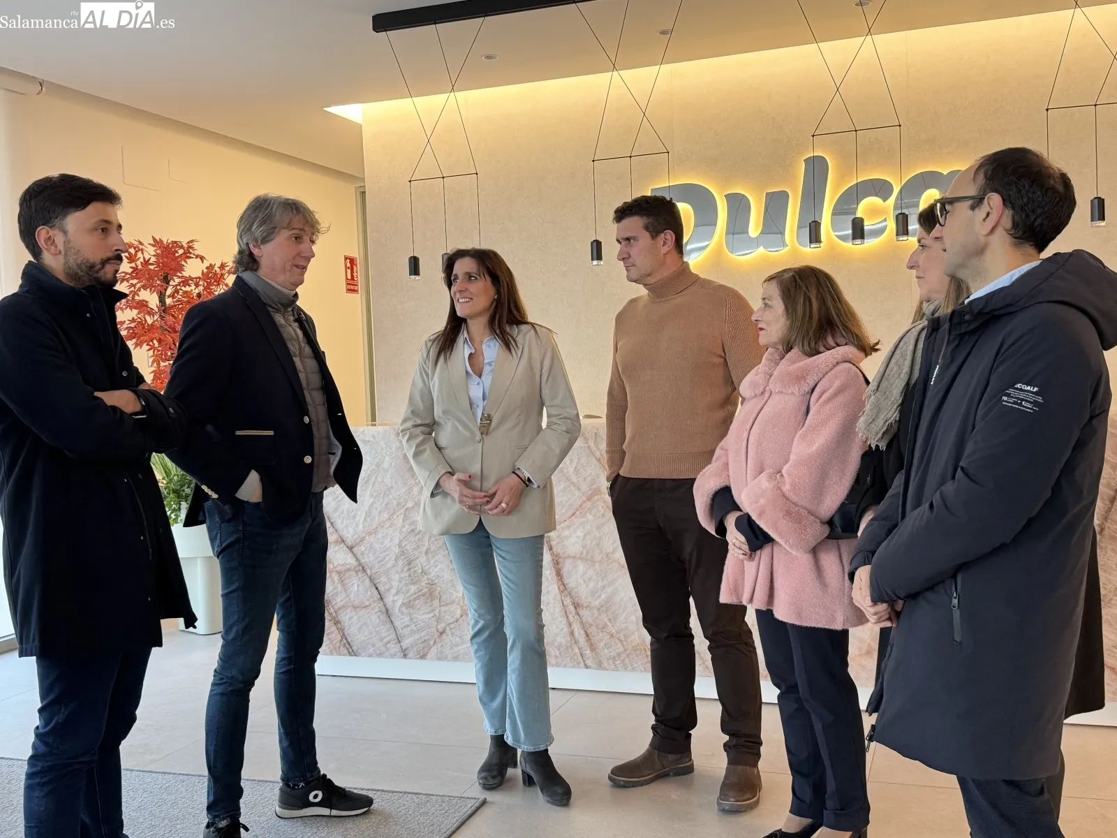Carlos Martínez visitaba Dulca en Peñaranda