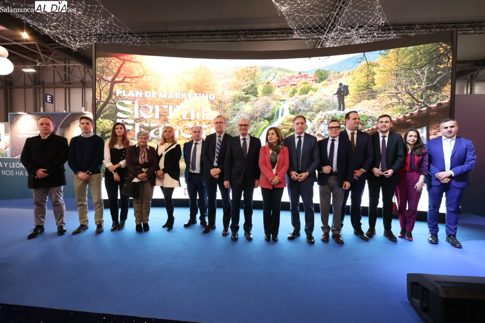 Javier Iglesias, presidente de la Diputación de Salamanca,  presenta en FITUR la nueva estrategía turística de la Sierra de Francia. Foto de David Sañudo