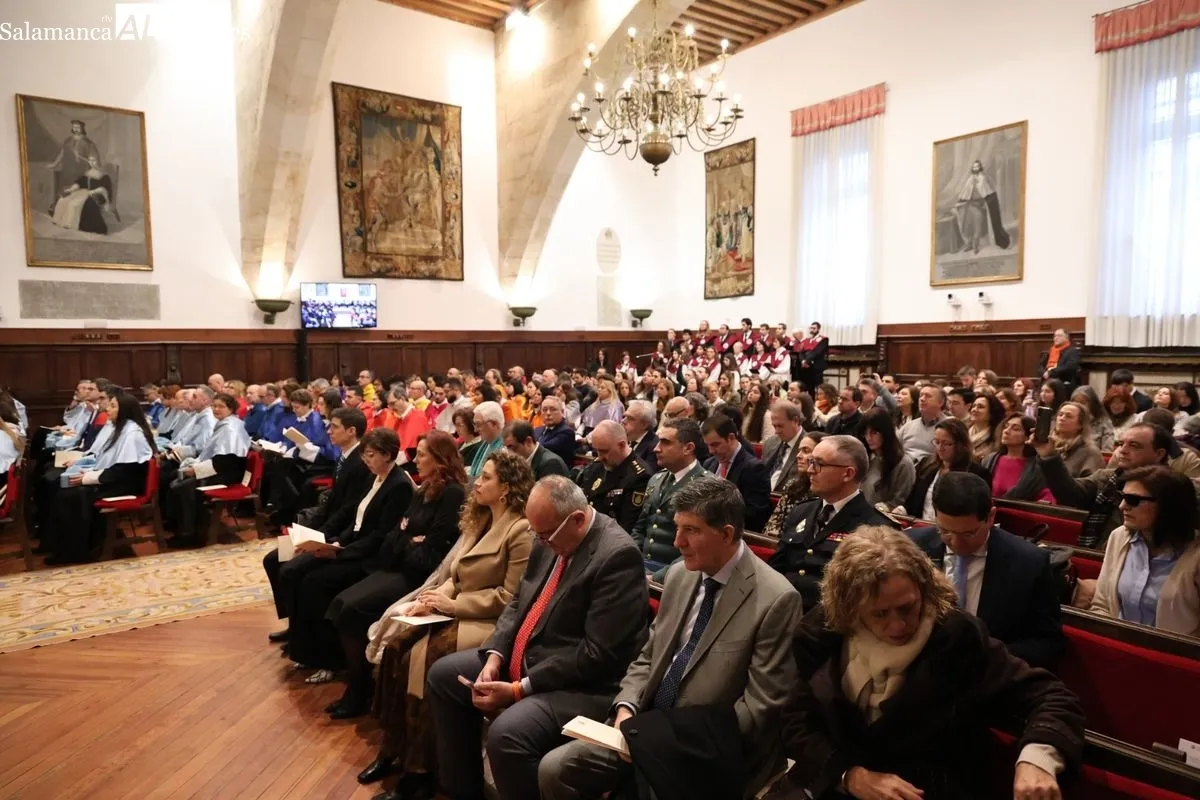  La Universidad de Salamanca celebra la festividad de Santo Tomás de Aquino con un acto en el Paraninfo. Foto de David Sañudo