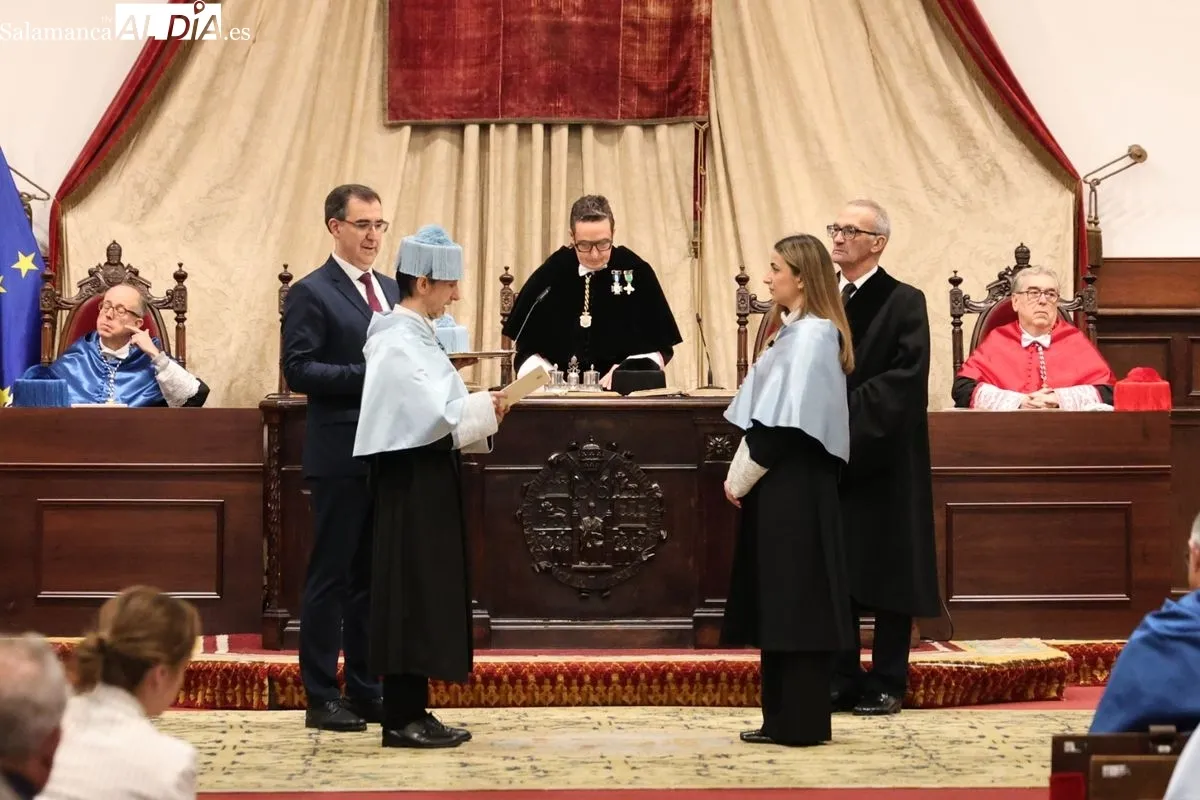  La Universidad de Salamanca celebra la festividad de Santo Tomás de Aquino con un acto en el Paraninfo. Foto de David Sañudo