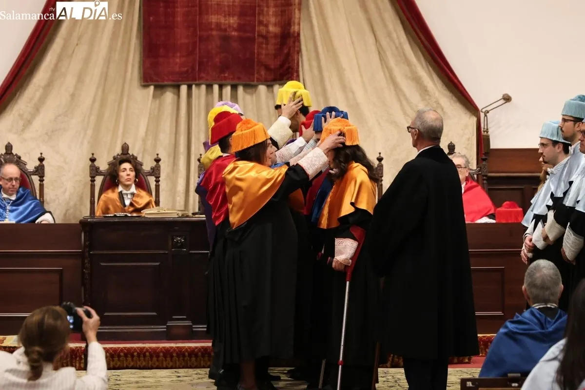  La Universidad de Salamanca celebra la festividad de Santo Tomás de Aquino con un acto en el Paraninfo. Foto de David Sañudo