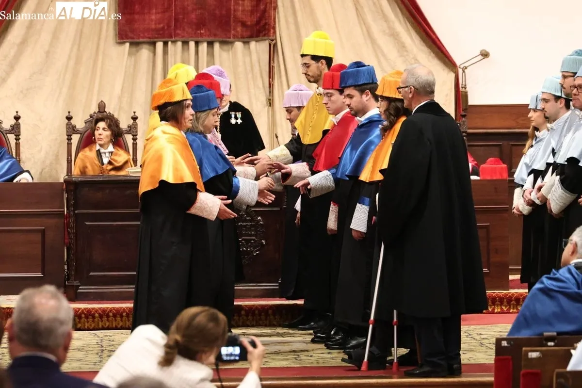  La Universidad de Salamanca celebra la festividad de Santo Tomás de Aquino con un acto en el Paraninfo. Foto de David Sañudo