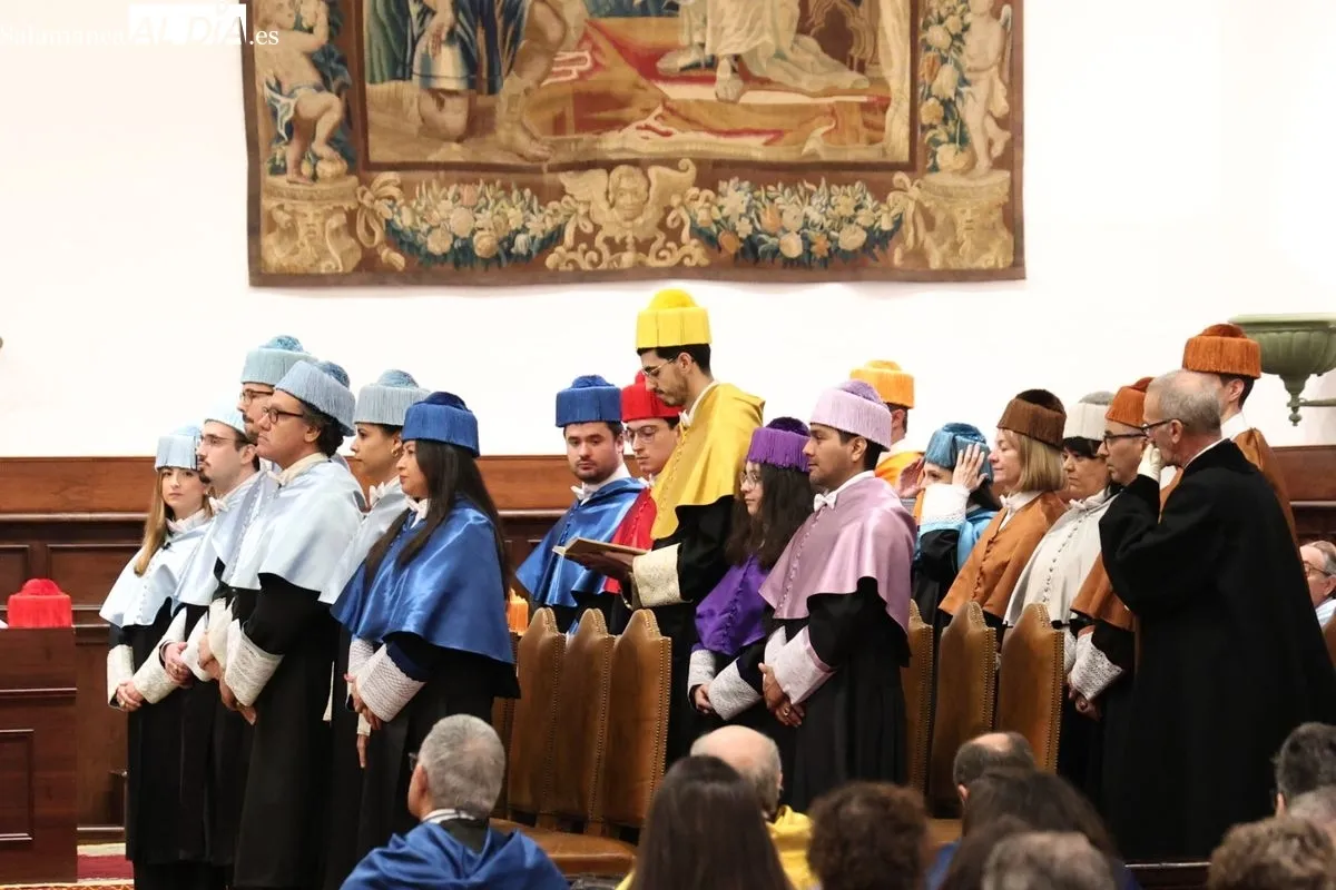  La Universidad de Salamanca celebra la festividad de Santo Tomás de Aquino con un acto en el Paraninfo. Foto de David Sañudo
