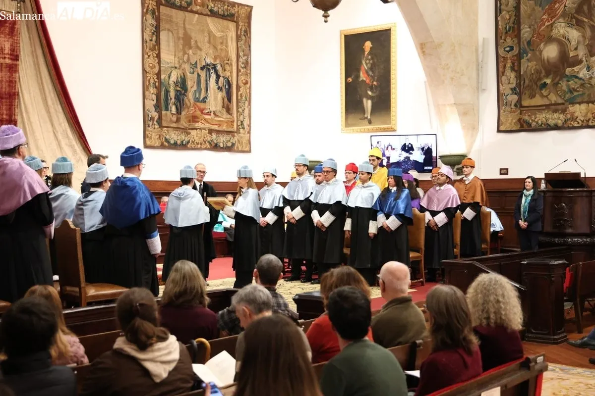  La Universidad de Salamanca celebra la festividad de Santo Tomás de Aquino con un acto en el Paraninfo. Foto de David Sañudo