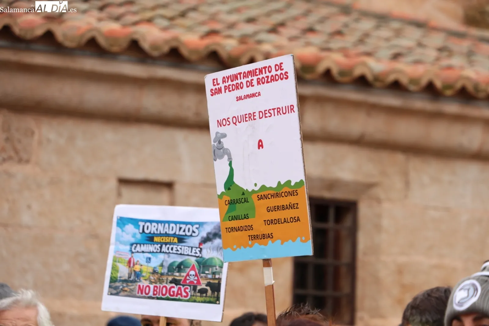 'Llevaros la peste donde no moleste': el grito de Castellanos de Villiquera contra el biogás | Fotos: David Sañudo