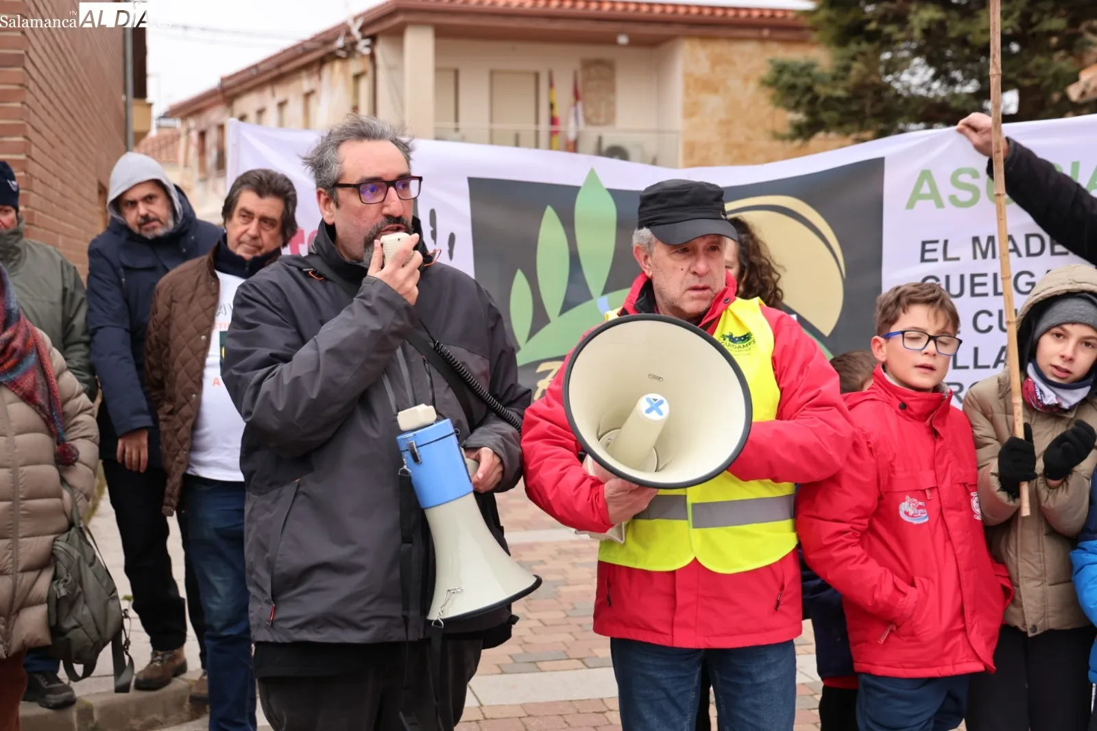 'Llevaros la peste donde no moleste': el grito de Castellanos de Villiquera contra el biogás | Fotos: David Sañudo