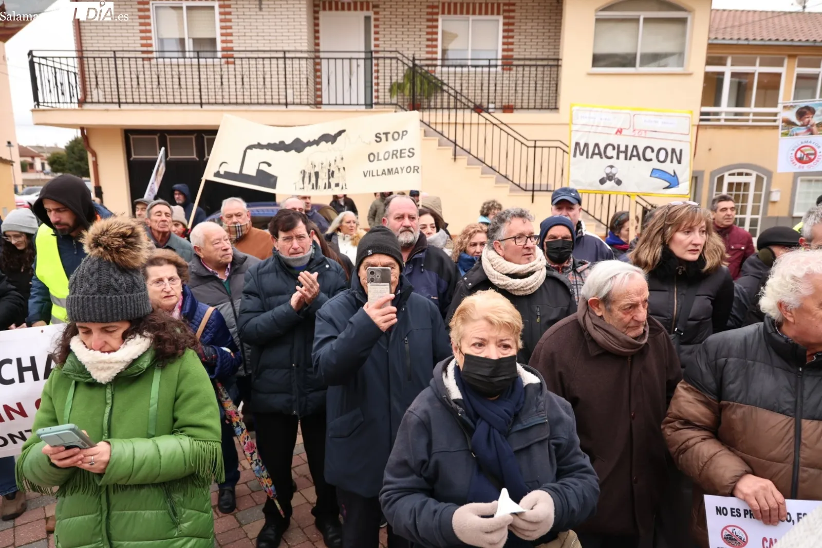 'Llevaros la peste donde no moleste': el grito de Castellanos de Villiquera contra el biogás | Fotos: David Sañudo