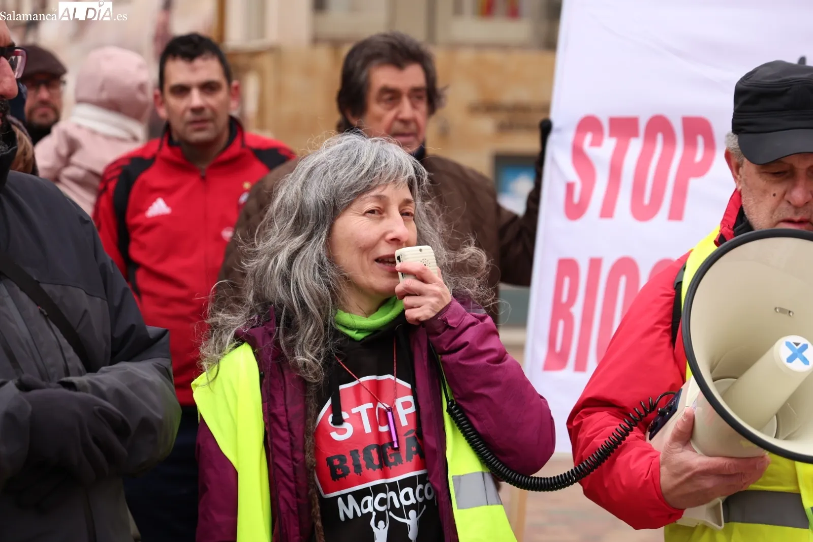 'Llevaros la peste donde no moleste': el grito de Castellanos de Villiquera contra el biogás | Fotos: David Sañudo
