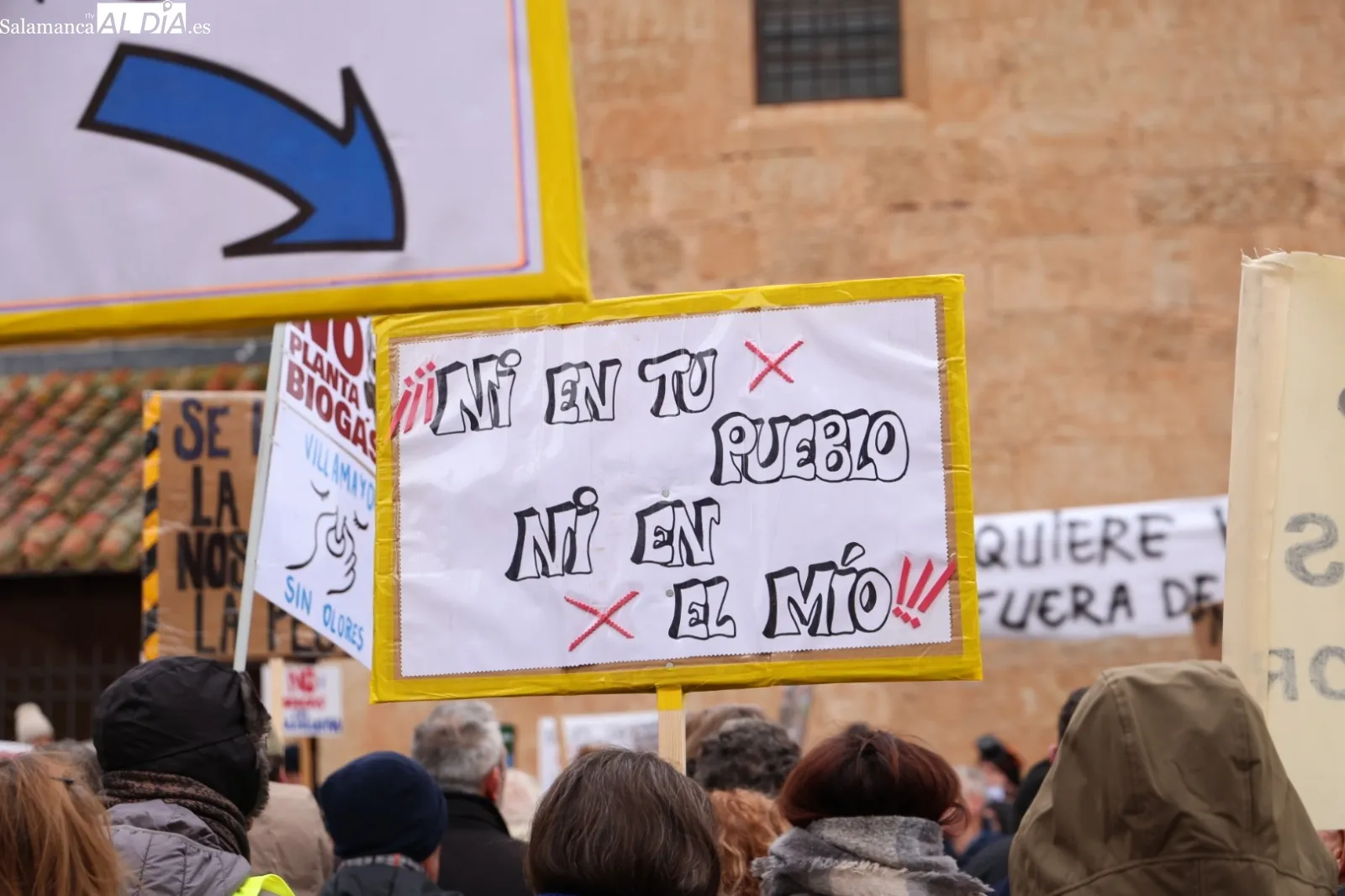 'Llevaros la peste donde no moleste': el grito de Castellanos de Villiquera contra el biogás | Fotos: David Sañudo