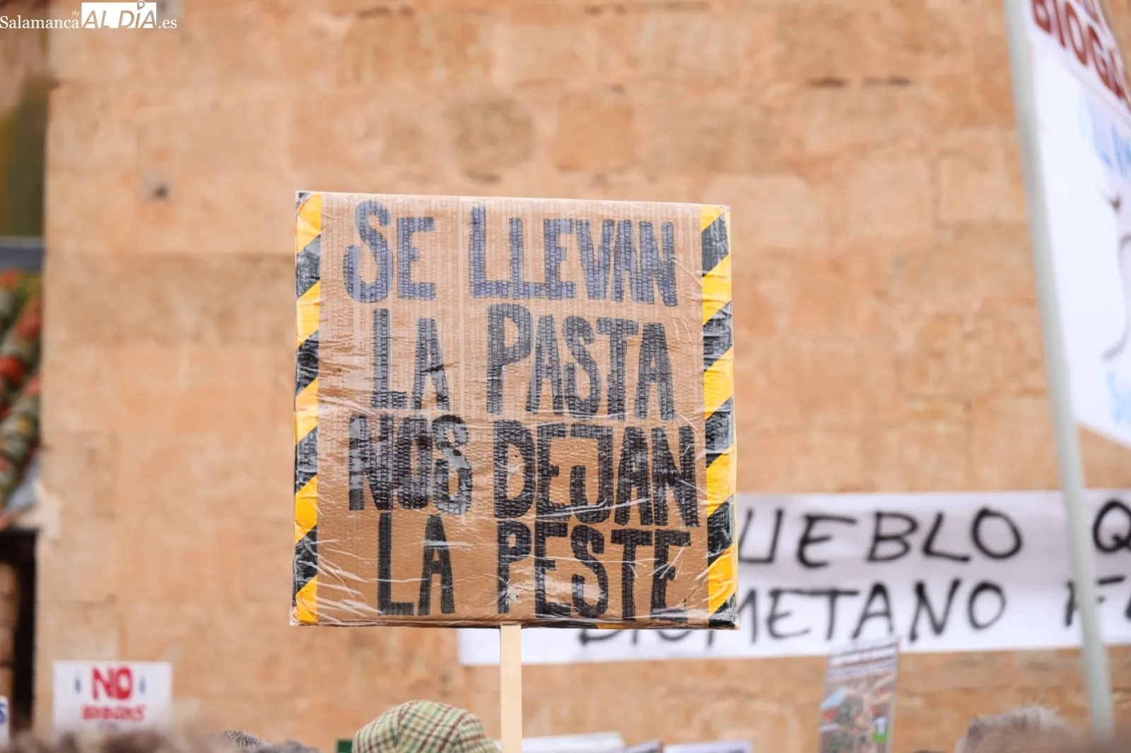 'Llevaros la peste donde no moleste': el grito de Castellanos de Villiquera contra el biogás | Fotos: David Sañudo