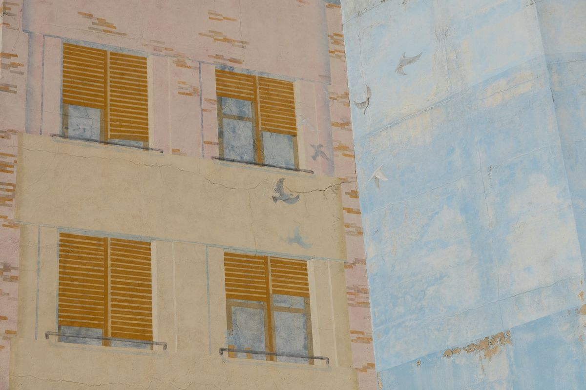 Mural en la plaza de Santa Eulalia, Salamanca