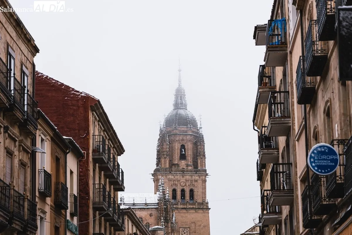 Nevada en Salamanca. Foto de David Sañudo