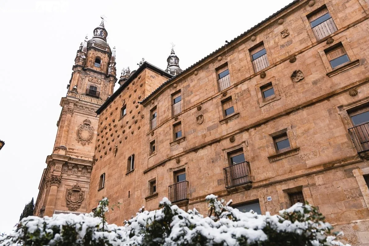 Nevada en Salamanca. Foto de David Sañudo