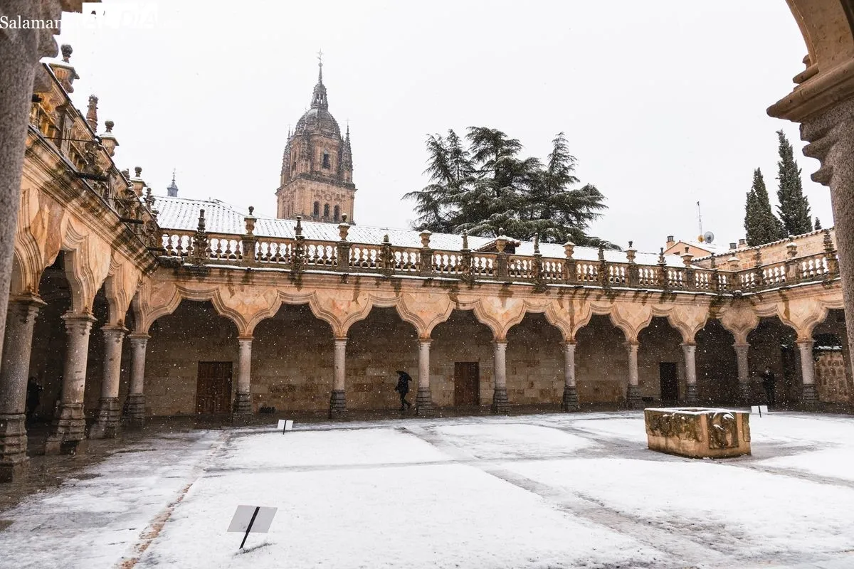 Nevada en Salamanca. Foto de David Sañudo