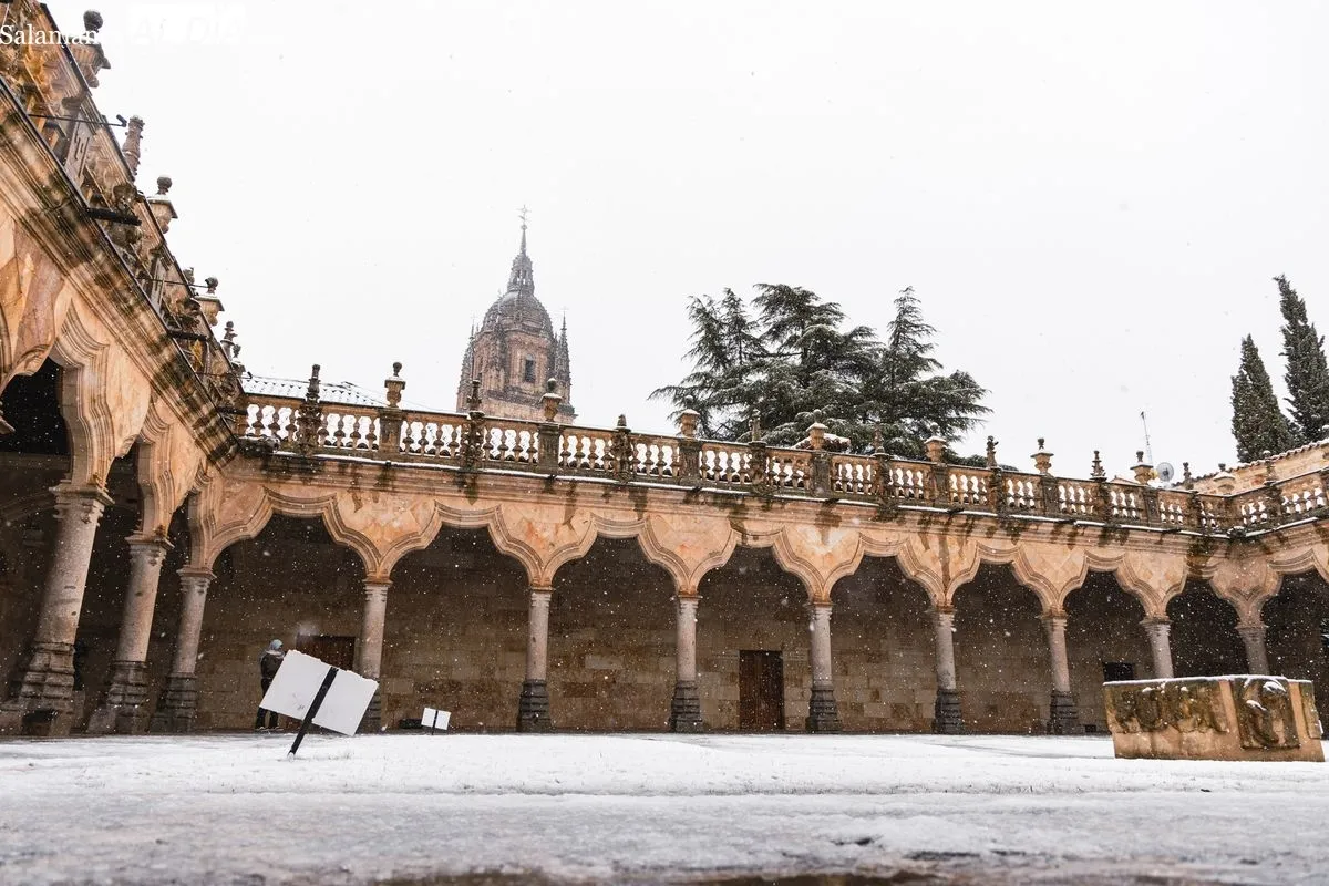 Nevada en Salamanca. Foto de David Sañudo