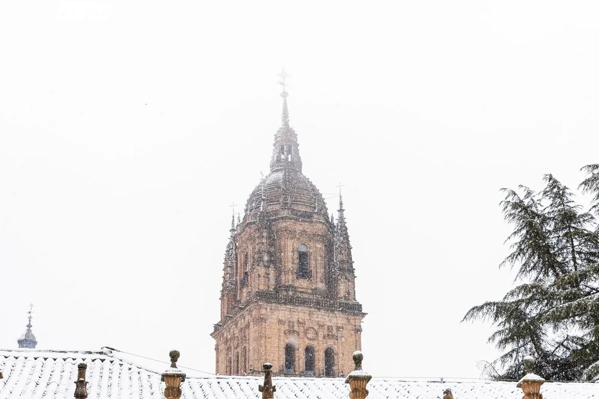 Nevada en Salamanca. Foto de David Sañudo