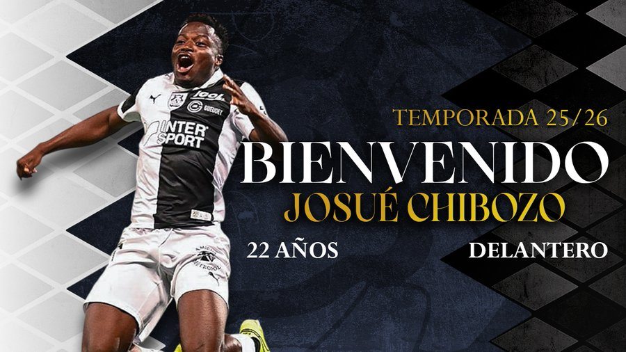 El delantero Josué Chibozo, criado en las canteras del Inter de Milán y la Juventus, nuevo fichaje de Unionistas