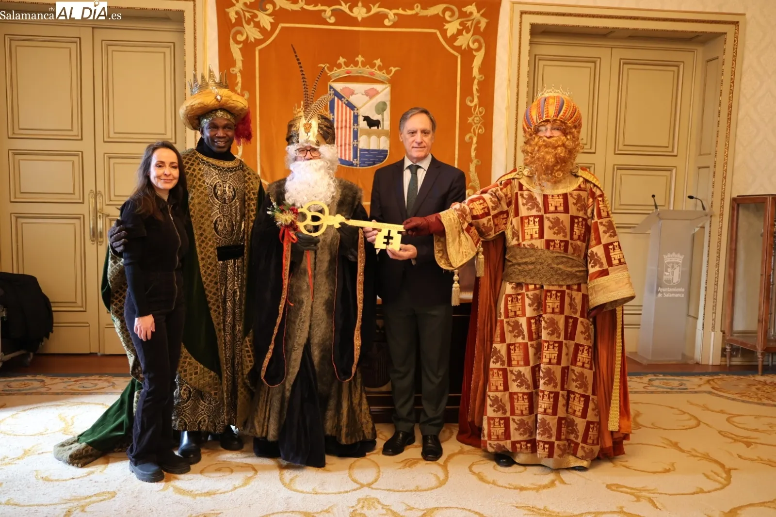 Recepción a los Reyes Magos en el Ayuntamiento de Salamanca | Foto: David Sañudo