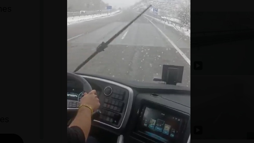 Durísima queja del Salamanca FS, obligado a viajar con nieve: ¿De verdad es necesario poner a personas en peligro?