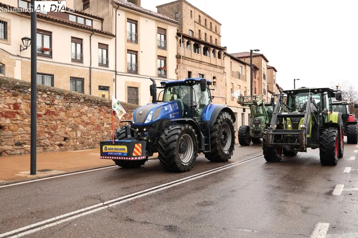  El campo salmantino se movilización una gran tractorada contra el acuerdo de Mercosur y la PAC | FOTOS: David Sañudo