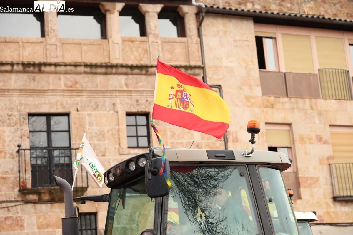  El campo salmantino se movilización una gran tractorada contra el acuerdo de Mercosur y la PAC | FOTOS: David Sañudo