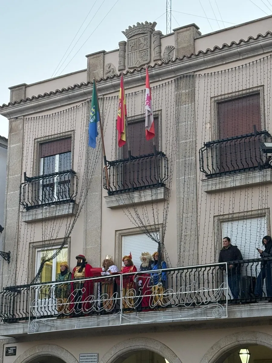 Visita de los Reyes Magos a Aldeadávila de la Ribera