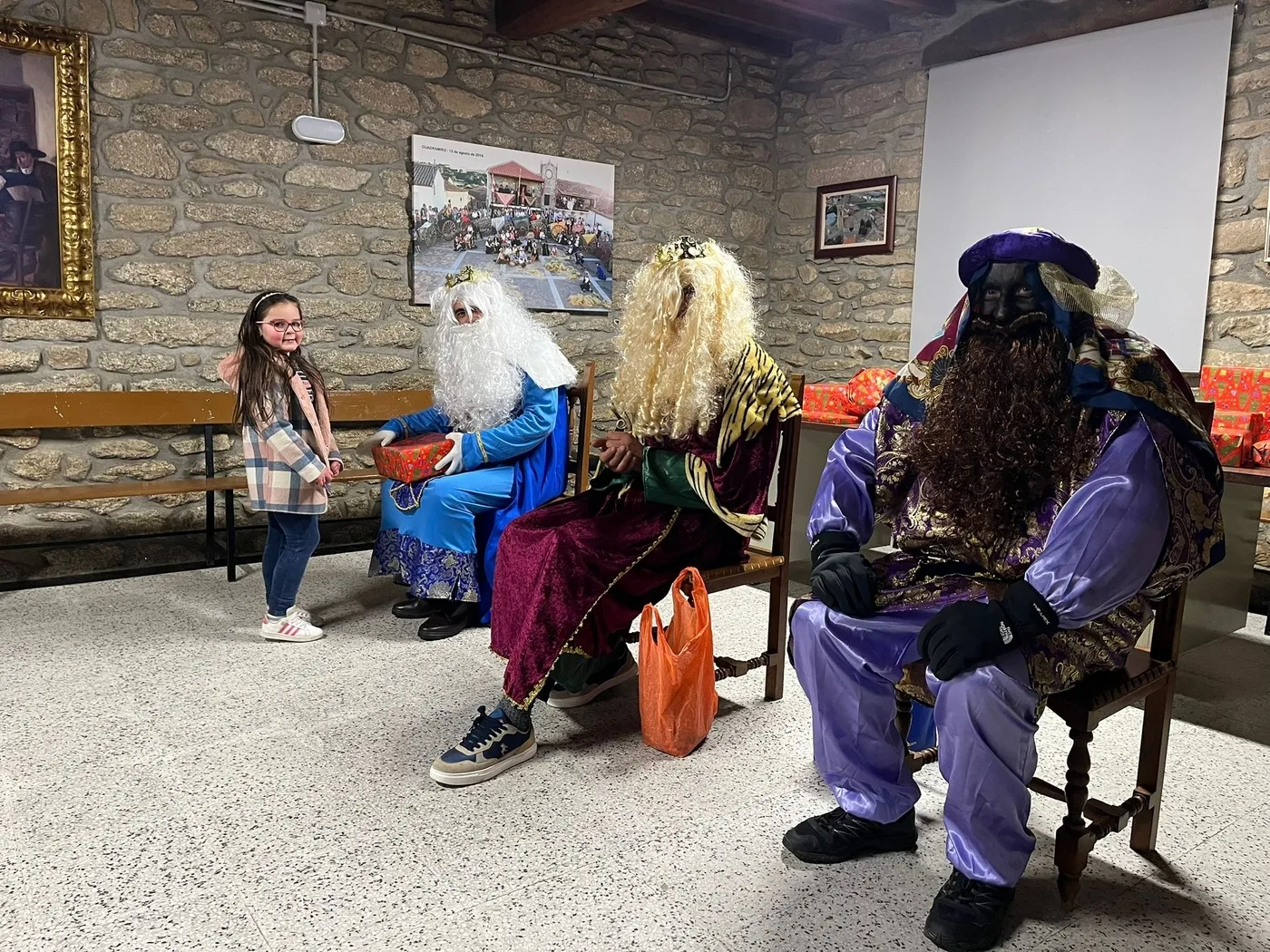 Visita de los Reyes Magos a Guadramiro