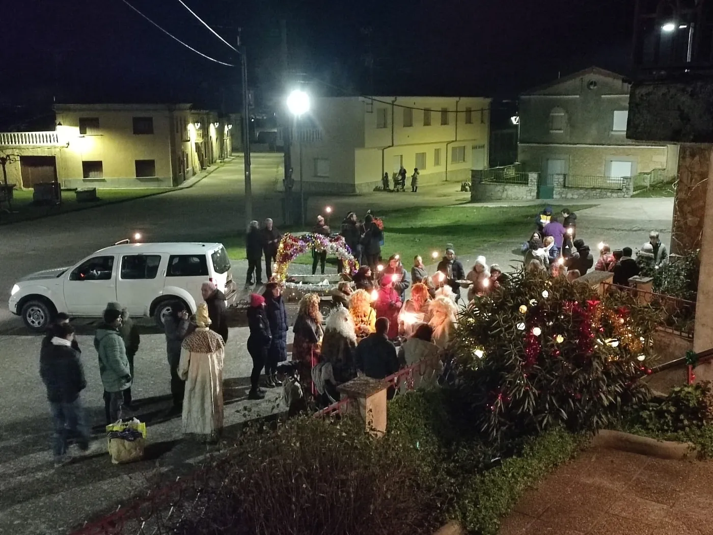 Visita de los Reyes Magos a Sobradillo 