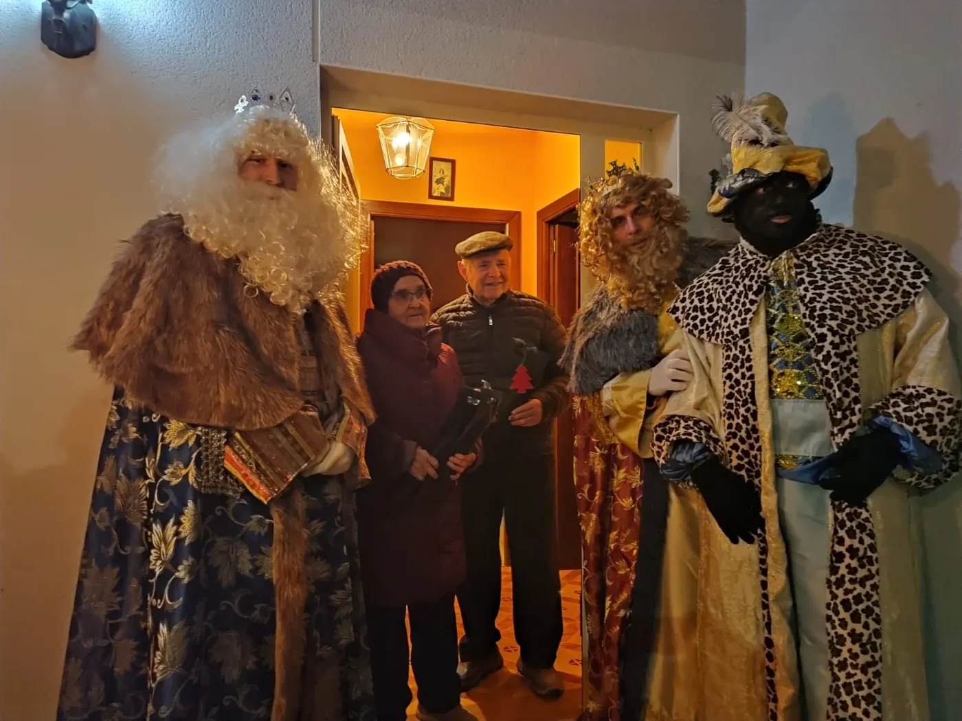 Visita de los Reyes Magos a Sobradillo 
