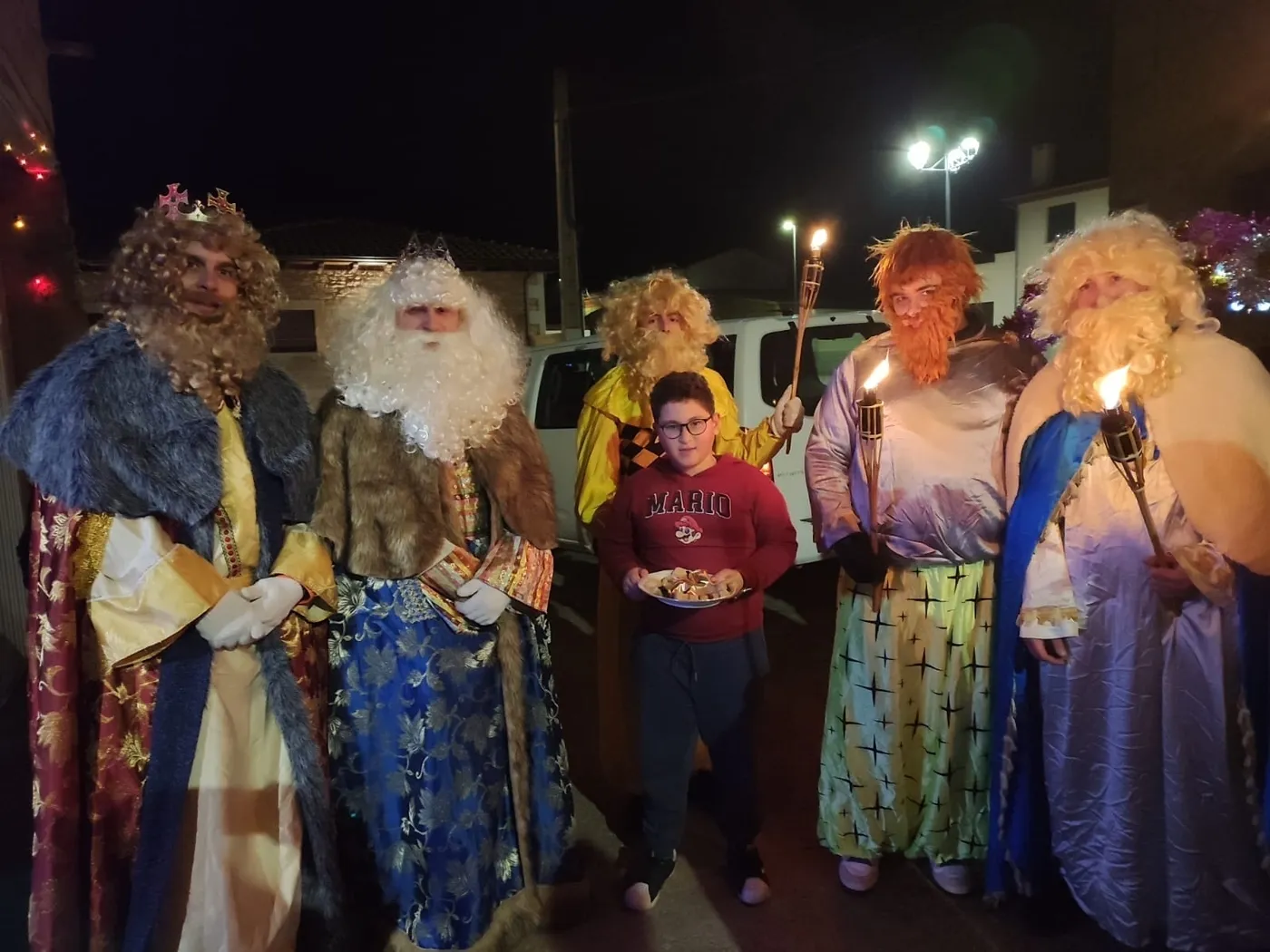 Visita de los Reyes Magos a Sobradillo 