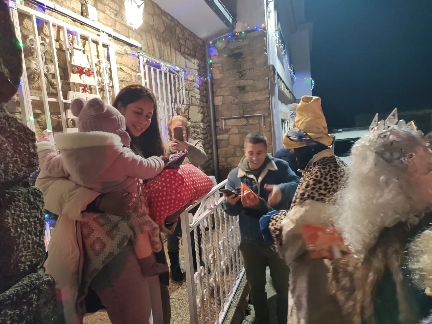 Visita de los Reyes Magos a Sobradillo 
