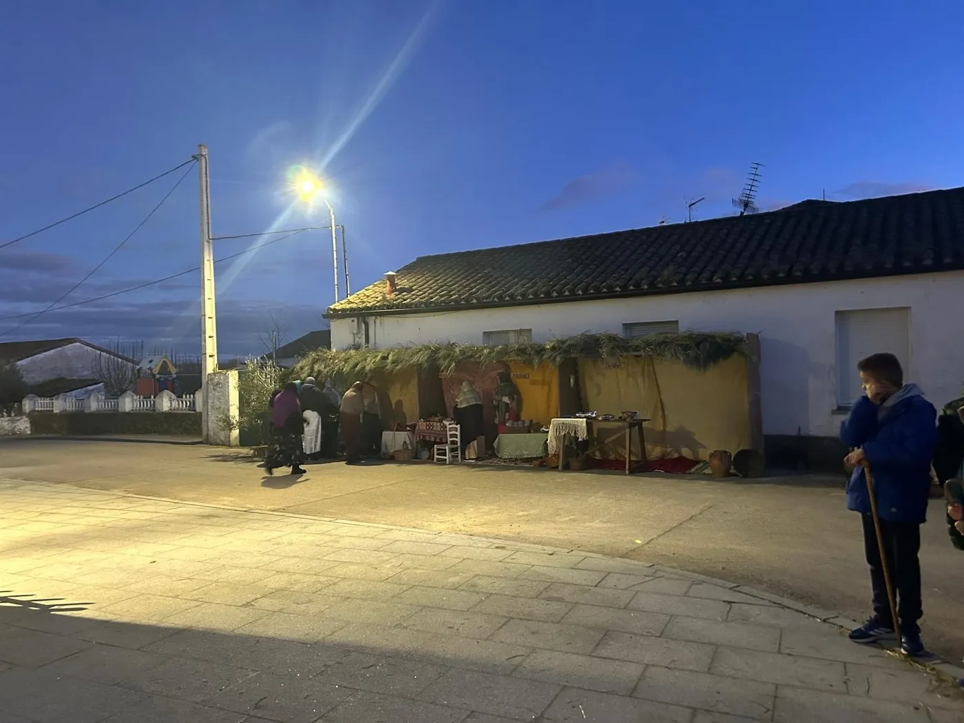 Belén viviente en Valderrodrigo 