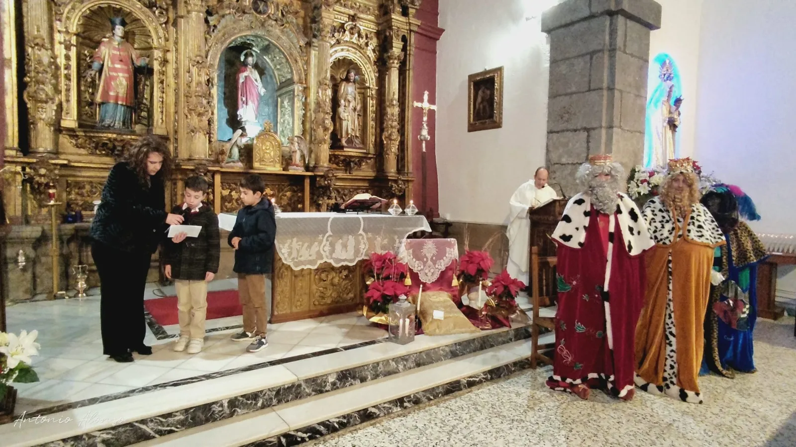 Representación de la Epifanía en San Andrés 