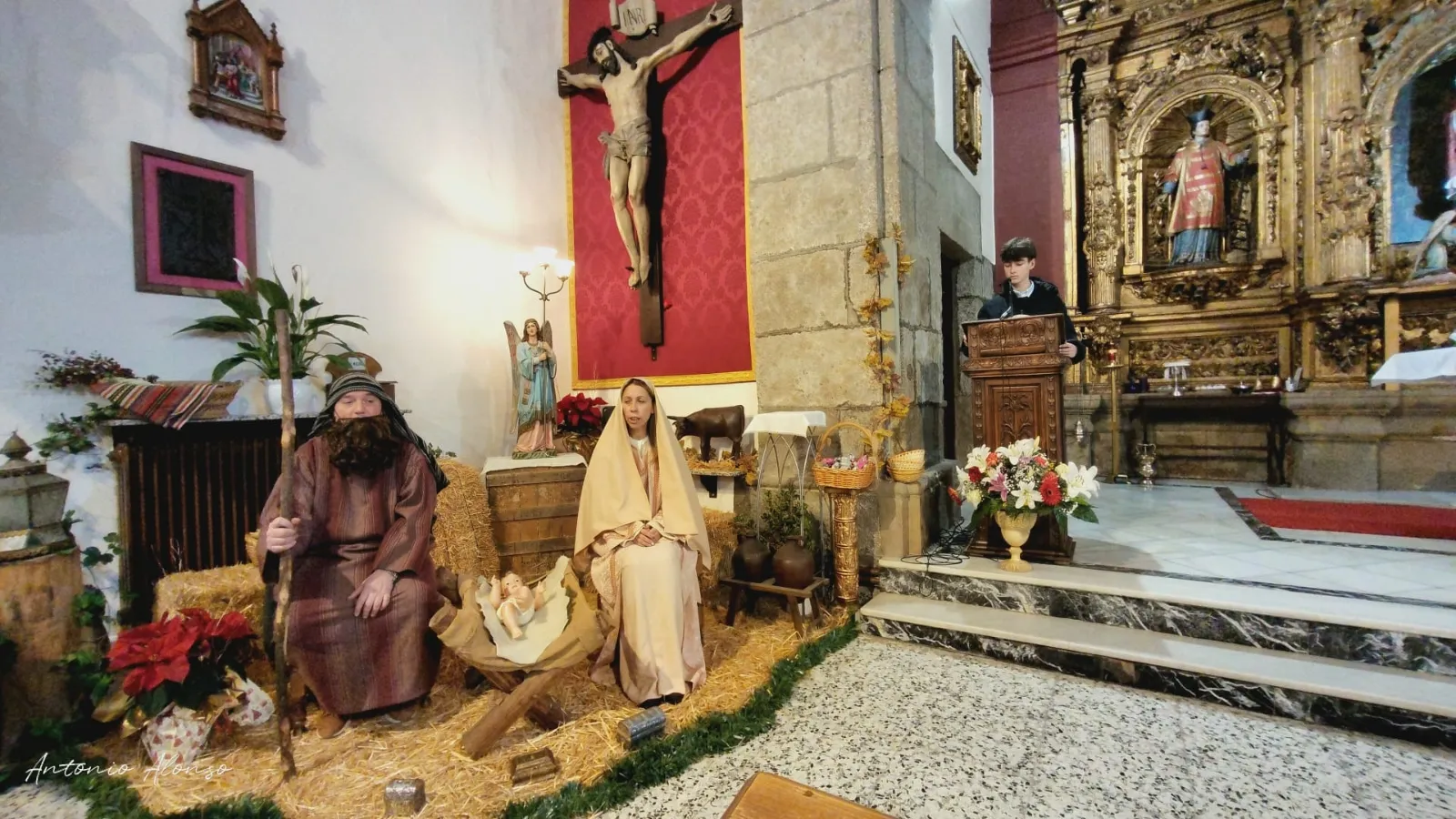 Representación de la Epifanía en San Andrés 