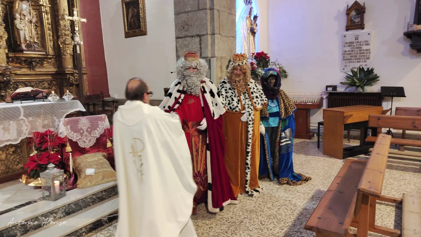 Representación de la Epifanía en San Andrés 