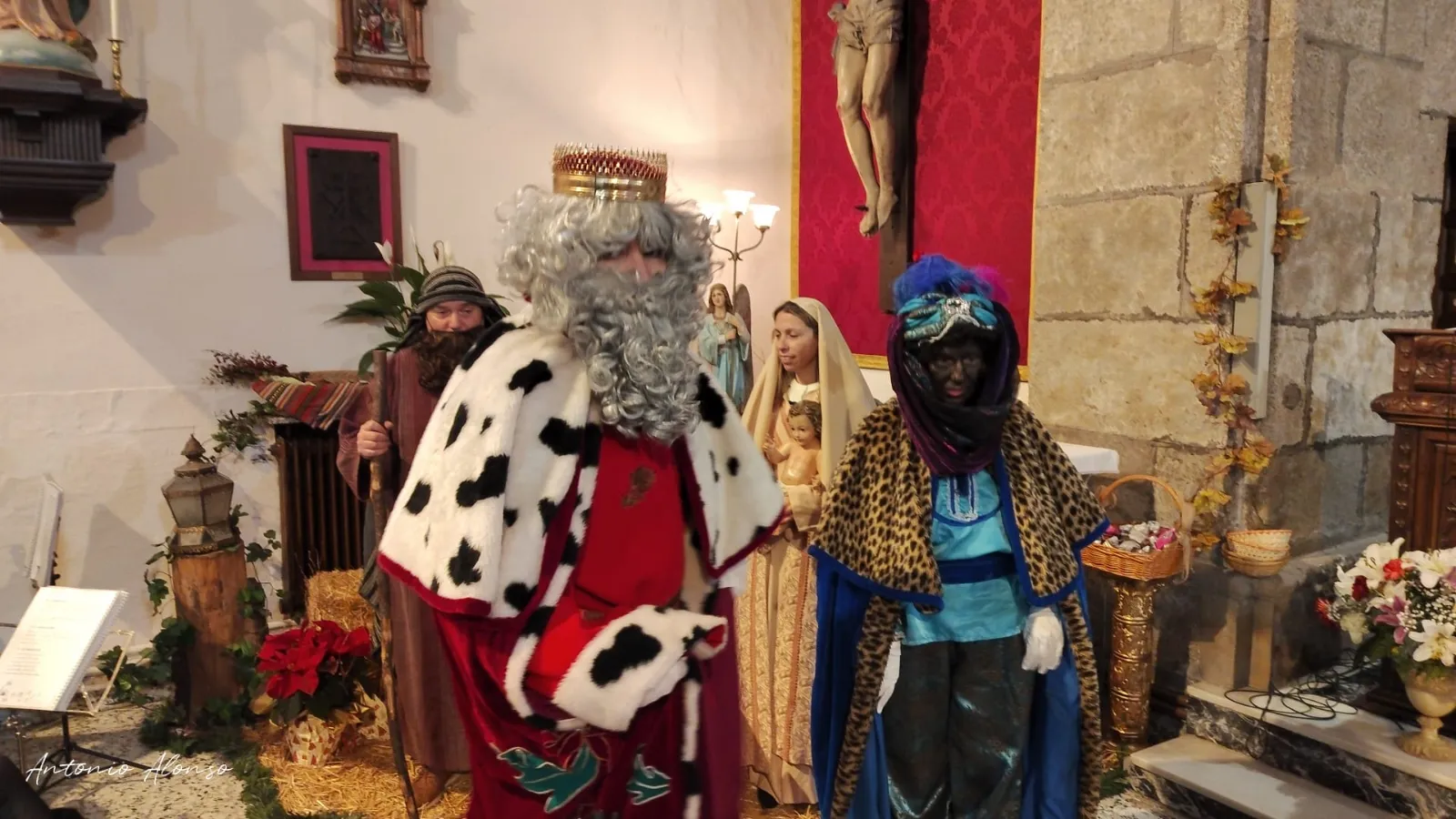 Representación de la Epifanía en San Andrés 