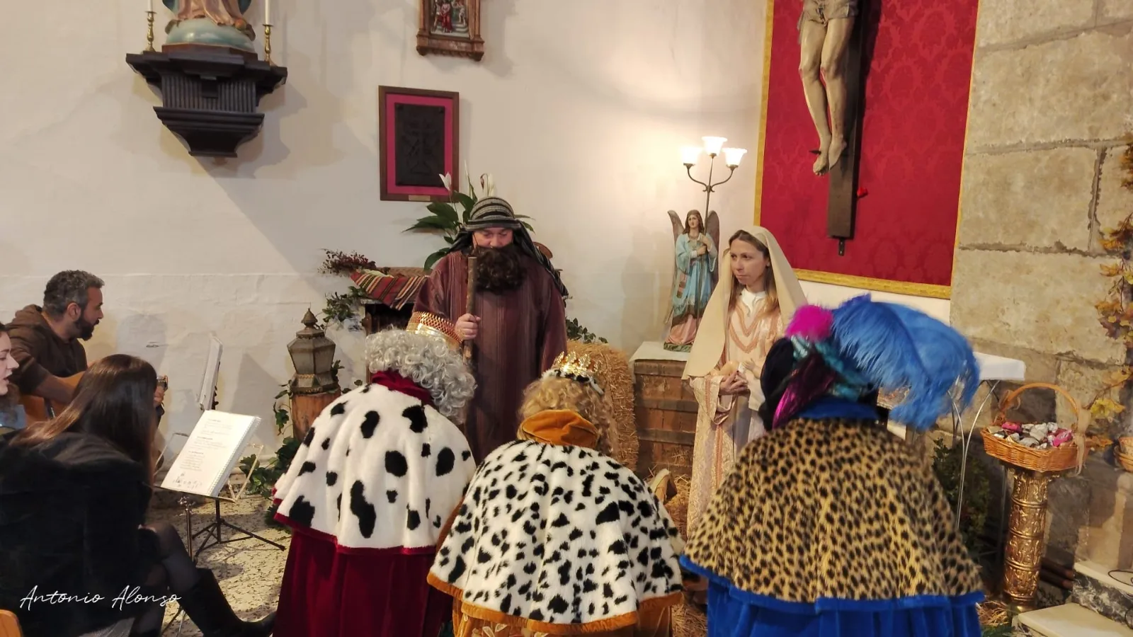 Representación de la Epifanía en San Andrés 